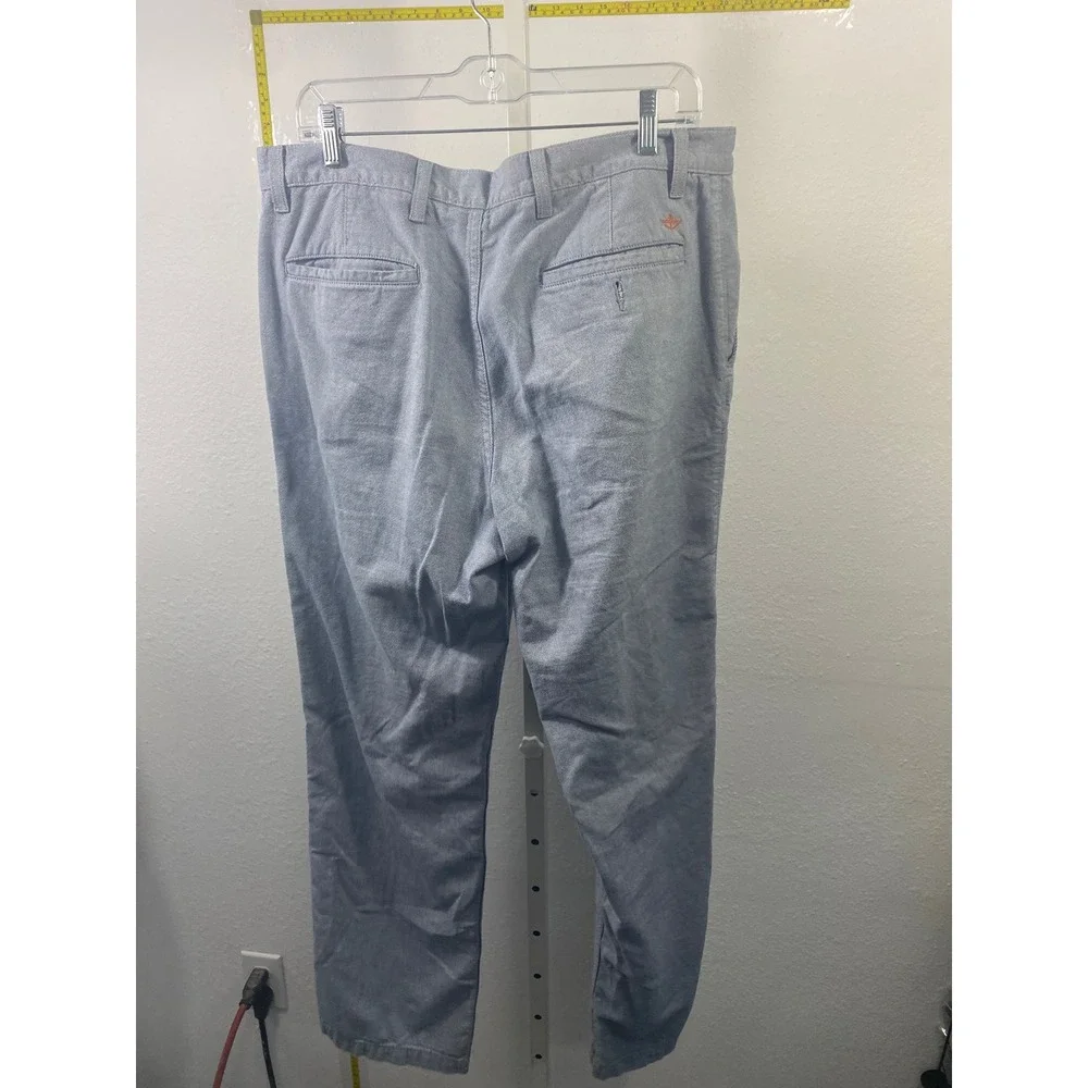 Dockers Mens‎ Chino Pants Light Blue Straight Leg Casual Trousers Size 38x29